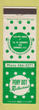 Matchbook Cover - Poky Dot Restaurant Fairmont WV