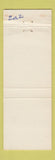 Matchbook Cover - Poky Dot Restaurant Fairmont WV