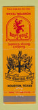 Matchbook Cover - Red Lion Churchill Club Houston TX