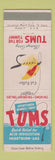 Matchbook Cover - Tums Antacid Fly Fishing Col Fuller