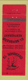 Matchbook Cover - El Sombrero Mexican Restaurant Schaumburg IL Mount Prospect
