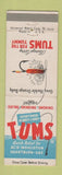 Matchbook Cover - Tums Antacid Fly Fishing Gray Hackle Orange Body