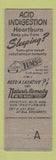 Matchbook Cover - Tums Antacid Fly Fishing Gray Hackle Orange Body