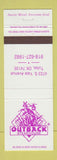 Matchbook Cover - Outback Steak House Tulsa OK