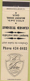Matchbook Cover - Italian food Pizza Belmont Shore CA
