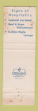 Matchbook Cover - Colonial Inn Edgartown MA Martha's Vineyard WEAR
