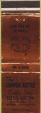 Matchbook Cover - Copper Kettle Coffee Shop Bishop CA