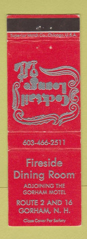 Matchbook Cover - Firside Dining Room Gorham NH
