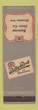 Matchbook Cover - Betty Rose Women's Clothes Batterson Store Muscatine IA
