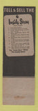 Matchbook Cover - Betty Rose Women's Clothes Batterson Store Muscatine IA