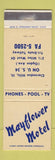 Matchbook Cover - Mayflower Hotel Clarendon Hills IL