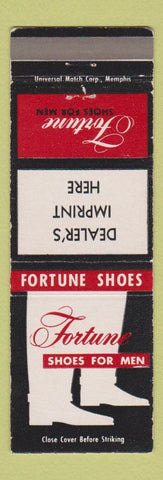 Matchbook Cover - Fortune Men's Shoes WEAR