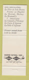 Matchbook Cover - Maitre Jacques on the Charles Boston MA French Restaurant