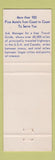 Matchbook Cover - Ireland's Inn Fort Lauderdale FL Best Western WEAR