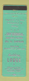 Matchbook Cover - Redding Lodge CA WEAR