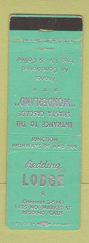 Matchbook Cover - Redding Lodge CA WEAR
