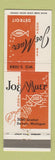 Matchbook Cover - Joe Muer Seafood Detroit MI