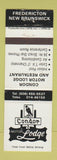 Matchbook Cover - Condor Motor Lodge Fredericton NB