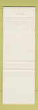 Matchbook Cover - Condor Motor Lodge Fredericton NB