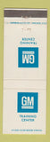 Matchbook Cover - GM Training Center