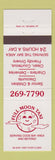 Matchbook Cover - Full Moon Taxi Coos Bay OR