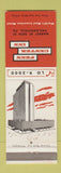 Matchbook Cover - Penn Center Inn Philadelphia PA