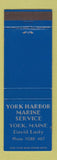 Matchbook Cover - Yark Harbor Marine Service York ME David Lusty