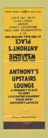 Matchbook Cover - Anthony's Place Poughkeepsie NY WEAR