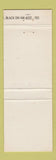 Matchbook Cover - Anthony's Place Poughkeepsie NY WEAR