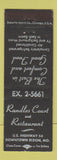 Matchbook Cover - Randles Court and Restuarant Eldon MO