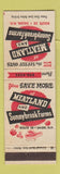 Matchbook Cover - Meatland Sunnybrook Farms Foods Salem NH grocery