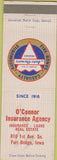 Matchbook Cover - O'Connor Insurance Fort Dodge IA