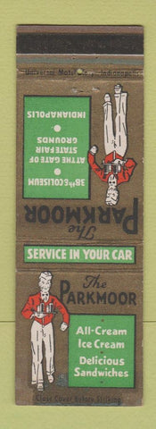 Matchbook Cover - Parkmoor Restaurant Indianapolis IN WEAR