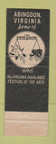 Matchbook Cover - Martha Washington Inn Abingdon VA