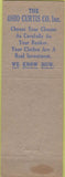 Matchbook Cover - Ohio Curtis Cleaners Columbus OH