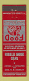 Matchbook Cover - Nibble Nook Cafe Dalton GA