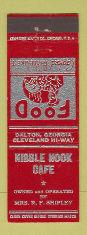 Matchbook Cover - Nibble Nook Cafe Dalton GA