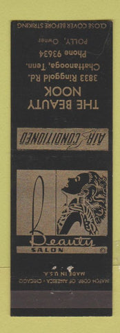 Matchbook Cover - The Beauty Nook Chattanooga TN girlie
