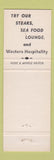 Matchbook Cover - M&J Brand Steak House West Fargo ND