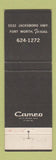 Matchbook Cover - Williams Ranch House Fort Worth TX WEAR