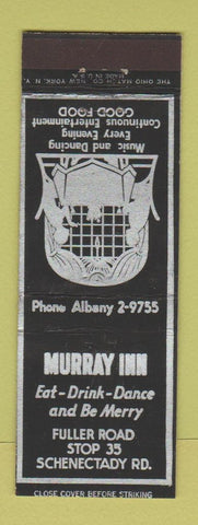 Matchbook Cover - Murray Inn Albany Schenectady? NY