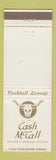 Matchbook Cover - Cash McCall Steak House