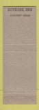 Matchbook Cover - Higbee Stores Silver Grille Cleveland OH