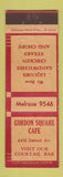 Matchbook Cover - Gordon Square Cafe Cleveland?