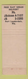 Matchbook Cover - Cellar Key Liquor Fort Lauderdale FL WEAR