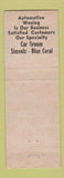 Matchbook Cover - Minit Car Wash Oak Park IL