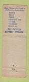 Matchbook Cover - Witco Chemical Company Cleveland OH