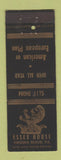Matchbook Cover - Essex House Virginia Beach VA