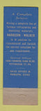 Matchbook Cover - Harbison Walker Refractories Pittsburgh PA