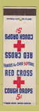 Matchbook Cover - Red Cross Cough Drops St Louis MO Candy Bros